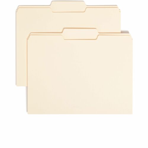 Smead SMD10332 1/3 Tab Cut Letter Recycled Top Tab File Folder