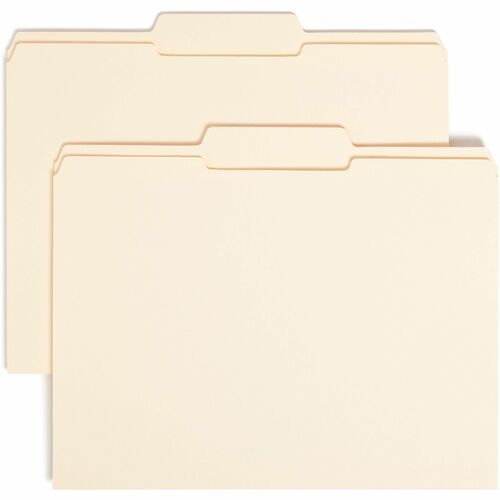 Smead SMD10336 1/3 Tab Cut Letter Recycled Top Tab File Folder