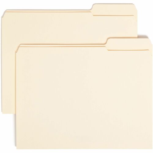 Smead SMD10337 1/3 Tab Cut Letter Recycled Top Tab File Folder