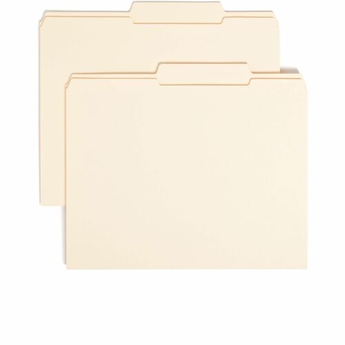 Smead SMD10376 2/5 Tab Cut Letter Recycled Top Tab File Folder