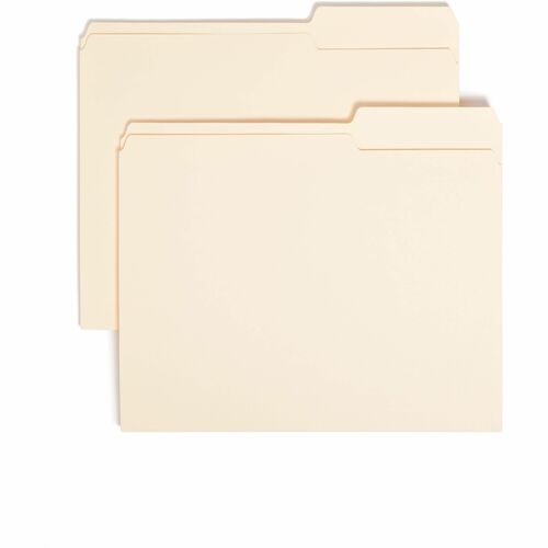 Smead SMD10385 2/5 Tab Cut Letter Recycled Top Tab File Folder