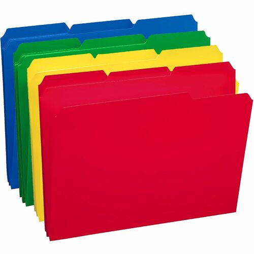 Smead SMD10500 1/3 Tab Cut Letter Top Tab File Folder