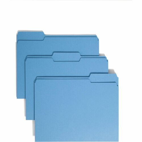 Smead SMD12043 1/3 Tab Cut Letter Recycled Top Tab File Folder