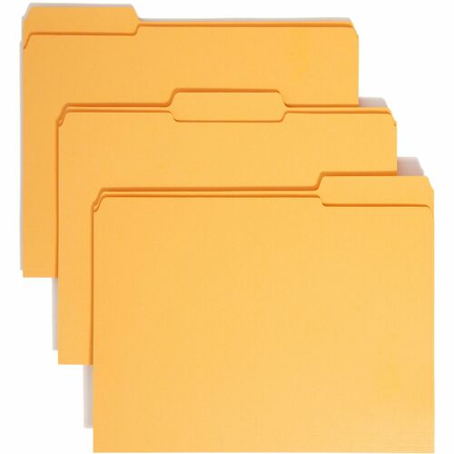 Smead SMD12234 Colored 1/3 Tab Cut Letter Recycled Top Tab File Folder