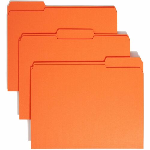 Smead SMD12534 Colored 1/3 Tab Cut Letter Recycled Top Tab File Folder