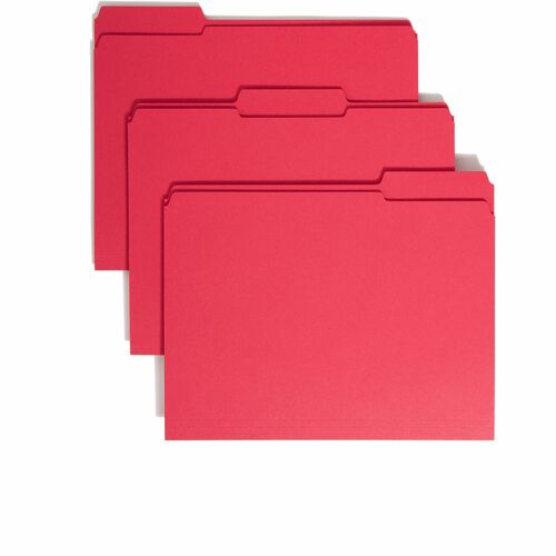 Smead SMD12734 Colored 1/3 Tab Cut Letter Recycled Top Tab File Folder