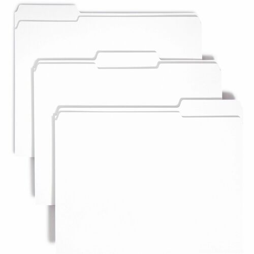 Smead SMD12834 Colored 1/3 Tab Cut Letter Recycled Top Tab File Folder