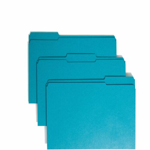 Smead SMD13134 Colored 1/3 Tab Cut Letter Recycled Top Tab File Folder
