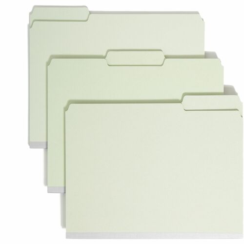 Smead SMD13234 1/3 Tab Cut Letter Recycled Top Tab File Folder