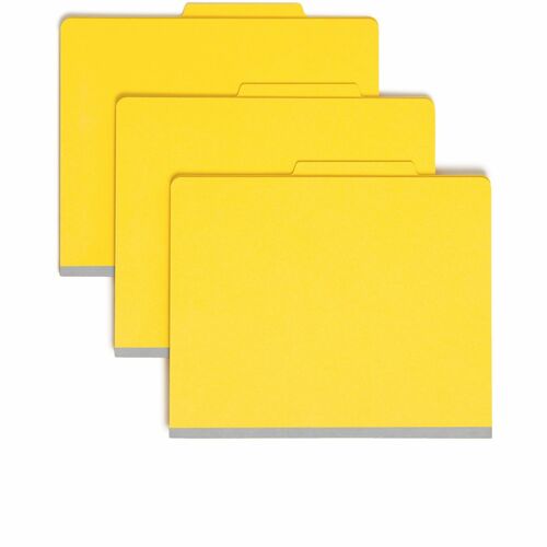 Smead SMD13704 Colored 2/5 Tab Cut Letter Recycled Classification Folder