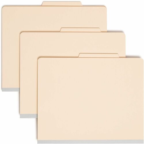 Smead SMD14000 2/5 Tab Cut Letter Recycled Classification Folder