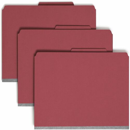 Smead SMD14031 SafeSHIELD 2/5 Tab Cut Letter Recycled Classification Folder
