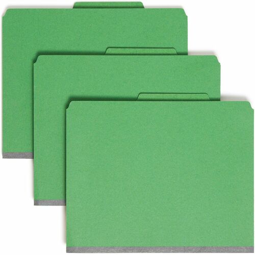 Smead SMD14033 SafeSHIELD 2/5 Tab Cut Letter Recycled Classification Folder