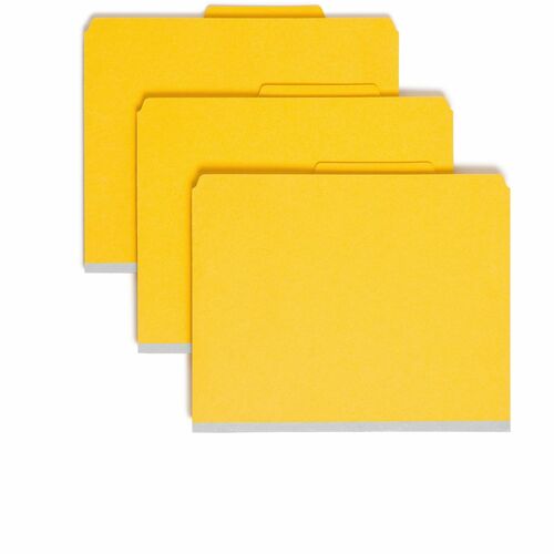 Smead SMD14034 SafeSHIELD 2/5 Tab Cut Letter Recycled Classification Folder