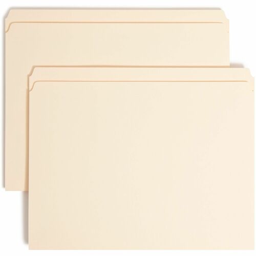 Smead SMD14510 Straight Tab Cut Letter Recycled Fastener Folder