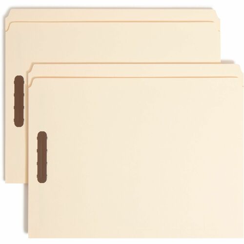 Smead SMD14513 Straight Tab Cut Letter Recycled Fastener Folder