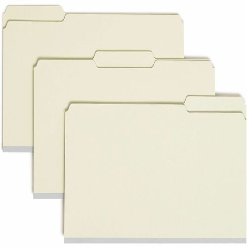 Smead SMD14944 1/3 Tab Cut Letter Recycled Fastener Folder