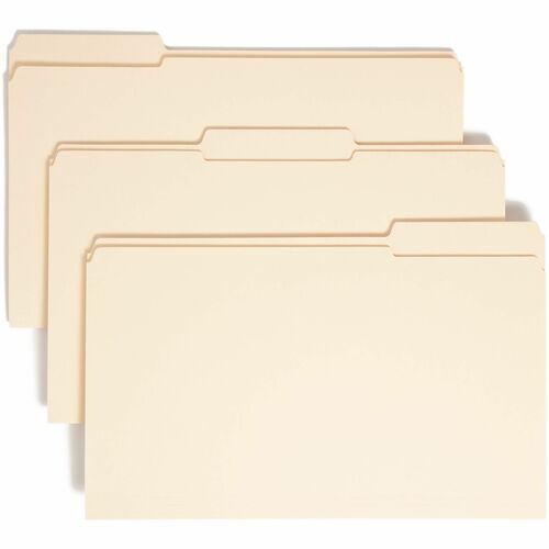 Smead SMD15334 1/3 Tab Cut Legal Recycled Top Tab File Folder