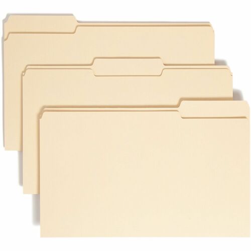 Smead SMD15339 1/3 Tab Cut Legal Recycled Top Tab File Folder