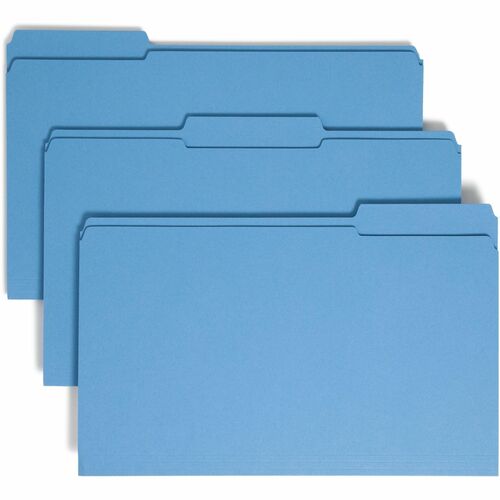 Smead SMD17034 Colored 1/3 Tab Cut Legal Recycled Top Tab File Folder