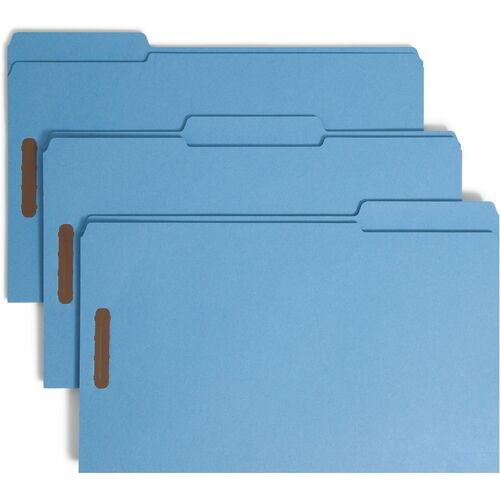 Smead SMD17040 Colored 1/3 Tab Cut Legal Recycled Fastener Folder