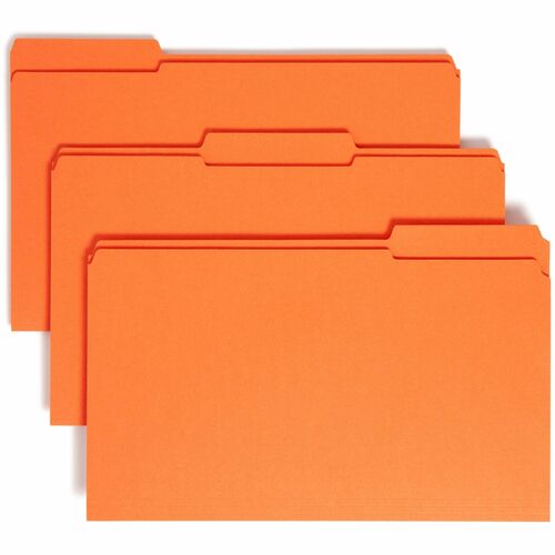 Smead SMD17534 Colored 1/3 Tab Cut Legal Recycled Top Tab File Folder
