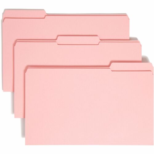 Smead SMD17634 Colored 1/3 Tab Cut Legal Recycled Top Tab File Folder