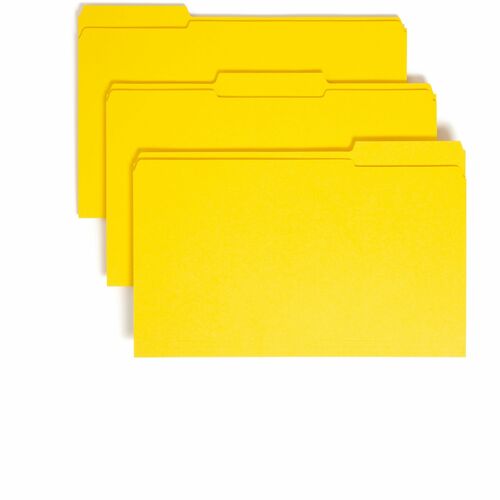 Smead SMD17934 Colored 1/3 Tab Cut Legal Recycled Top Tab File Folder