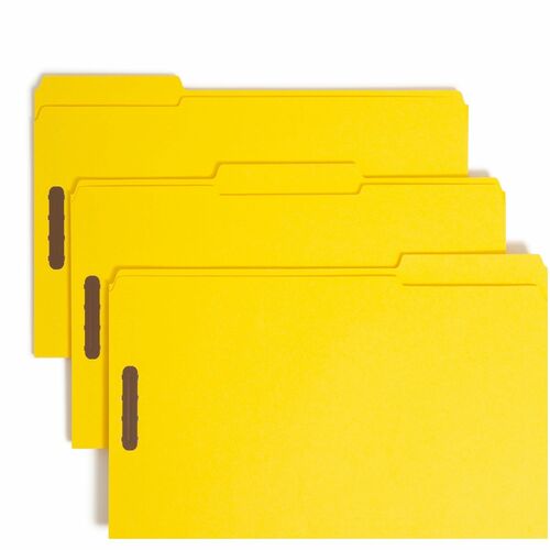 Smead SMD17940 Colored 1/3 Tab Cut Legal Recycled Fastener Folder