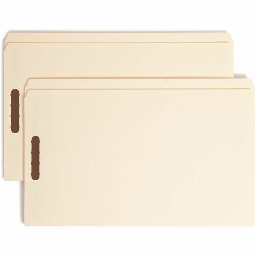 Smead SMD19513 Straight Tab Cut Legal Recycled Fastener Folder