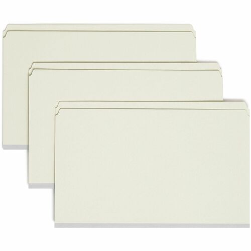 Smead SMD19910 Straight Tab Cut Legal Recycled Fastener Folder