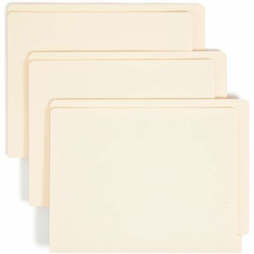 Smead SMD24109 Straight Tab Cut Letter Recycled End Tab File Folder