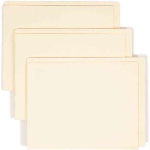 Smead SMD24117 Straight Tab Cut Letter Recycled File Pocket