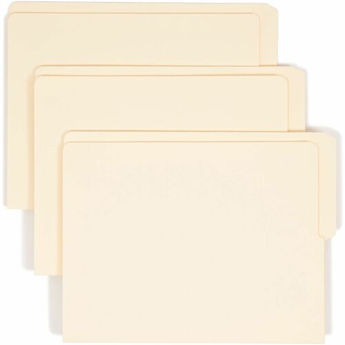 Smead SMD24127 Shelf-Master 1/2 Tab Cut Letter Recycled End Tab File Folder