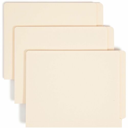 Smead SMD24210 Shelf-Master Straight Tab Cut Letter Recycled End Tab File Folder