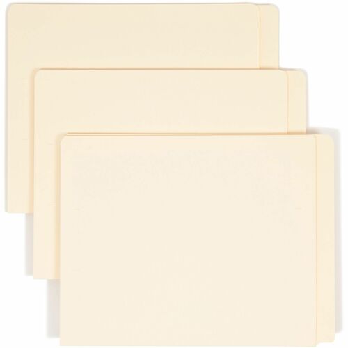 Smead SMD24250 Straight Tab Cut Letter Recycled End Tab File Folder