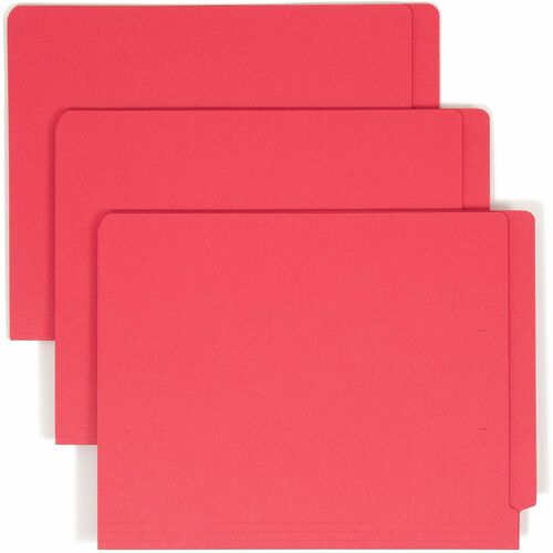 Smead SMD25710 Shelf-Master Straight Tab Cut Letter Recycled End Tab File Folder