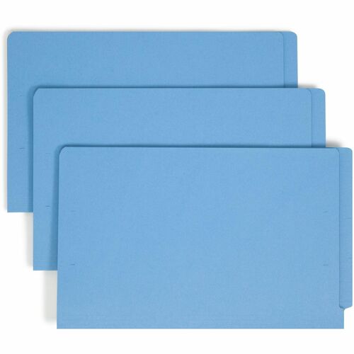 Smead SMD28040 Shelf-Master Straight Tab Cut Legal Recycled Fastener Folder