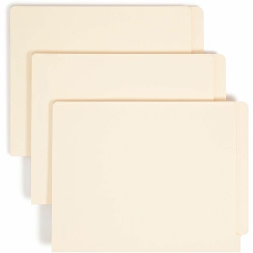 Smead SMD34215 Straight Tab Cut Letter Recycled Fastener Folder