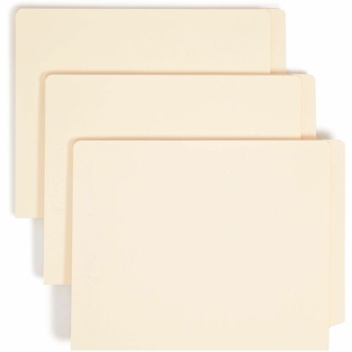 Smead SMD34276 Straight Tab Cut Letter Recycled Fastener Folder