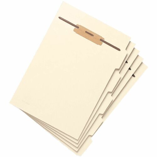 Smead SMD35605 1/5 Tab Cut Letter Folder Divider with Fastener