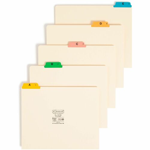 Smead SMD50180 Filing Guides with Alphabetic Indexing