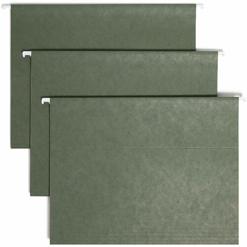 Smead SMD64055 1/5 Tab Cut Letter Recycled Hanging Folder