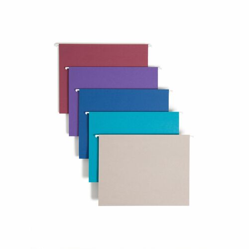 Smead SMD64056 Colored 1/5 Tab Cut Letter Recycled Hanging Folder