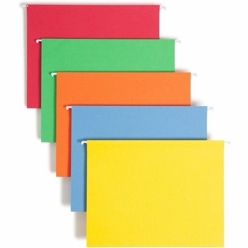 Smead SMD64059 Colored 1/5 Tab Cut Letter Recycled Hanging Folder