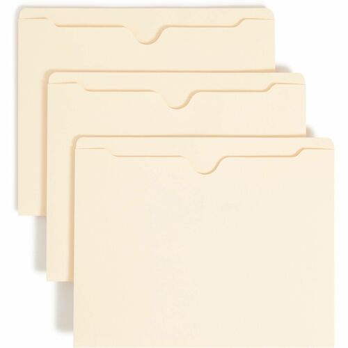 Smead SMD75500 Straight Tab Cut Letter Recycled File Jacket