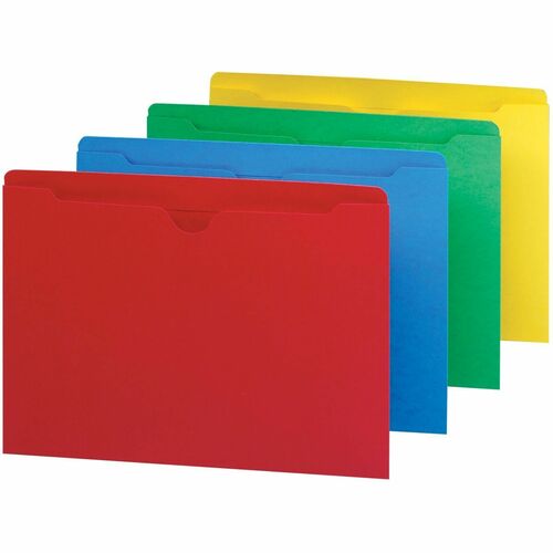 Smead SMD75613 Colored Straight Tab Cut Letter Recycled File Jacket