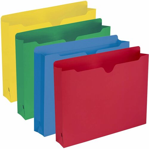 Smead SMD75673 Colored Straight Tab Cut Letter Recycled File Jacket
