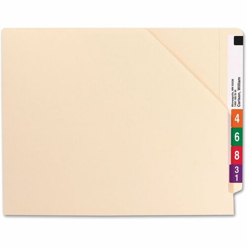 Smead SMD75740 Shelf-Master Straight Tab Cut Letter Recycled File Jacket