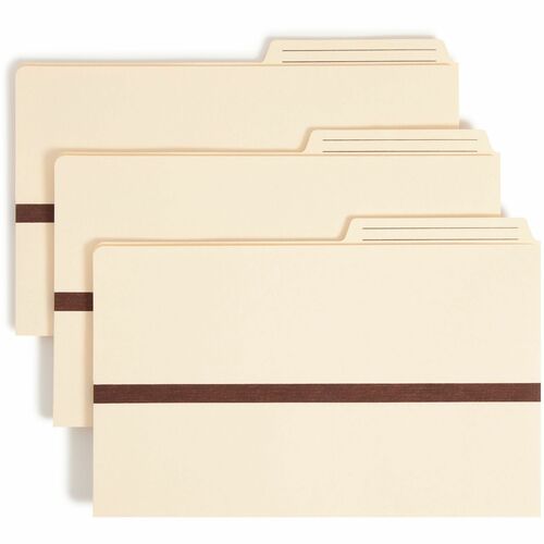 Smead SMD76487 2/5 Tab Cut Legal Recycled File Pocket